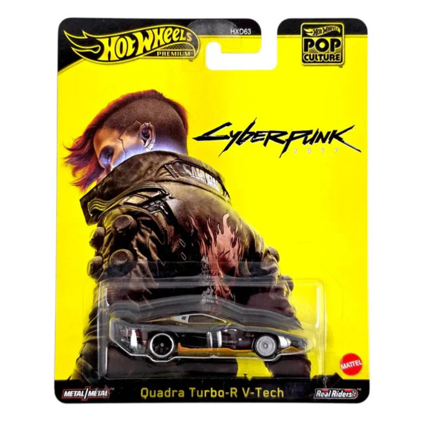 Hot Wheels Pop Culture Cyberpunk 2077 Quadra Turbo-R V-Tech