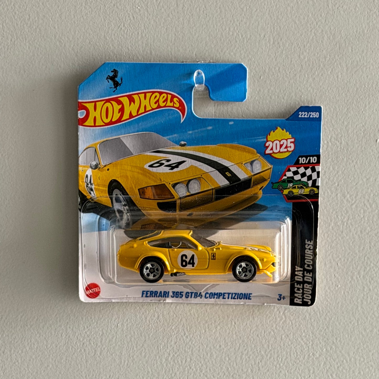 Hot Wheels Ferrari 365 GTB4 Competizione (Yellow)