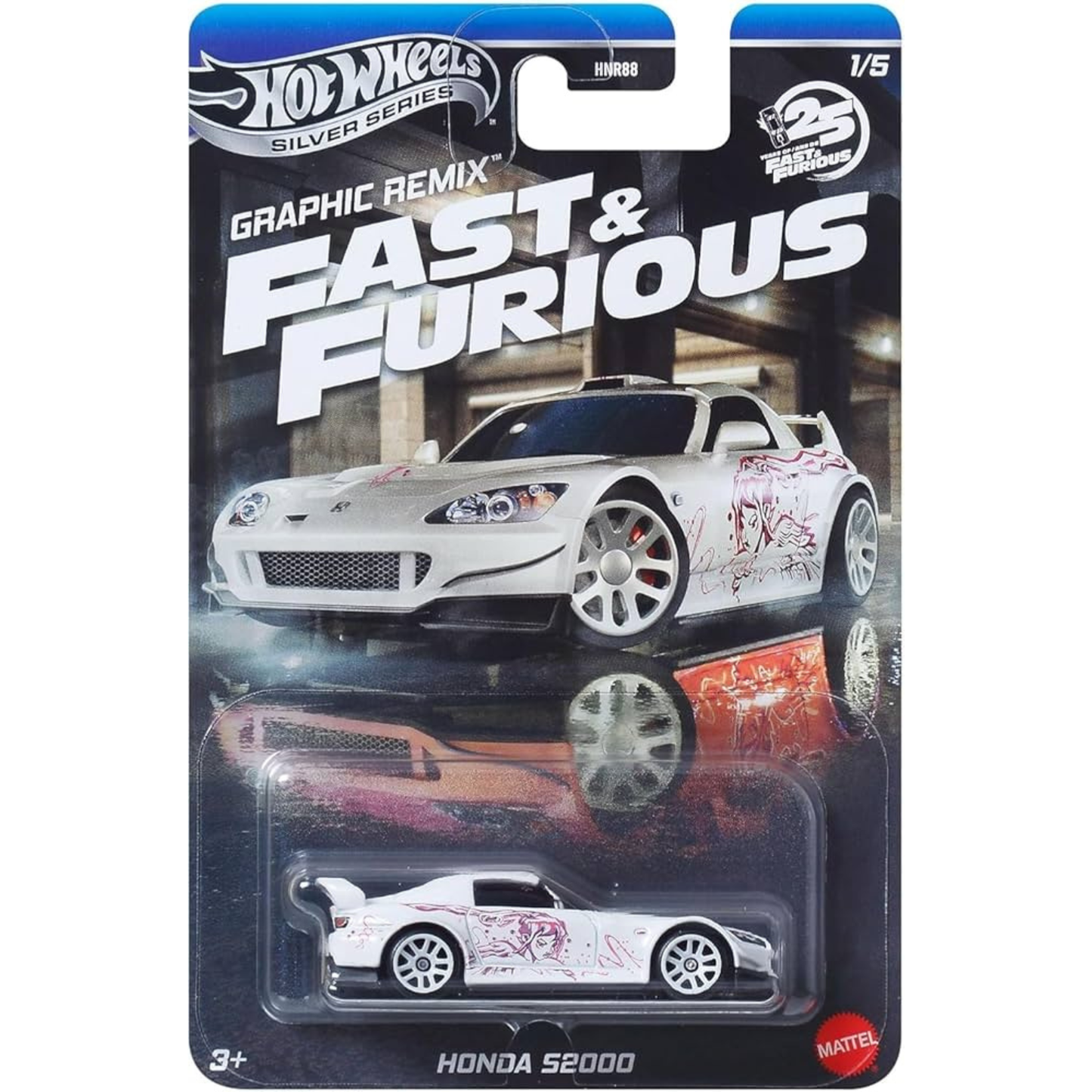 Hot Wheels Silver Series Graphic Remix Honda S2000