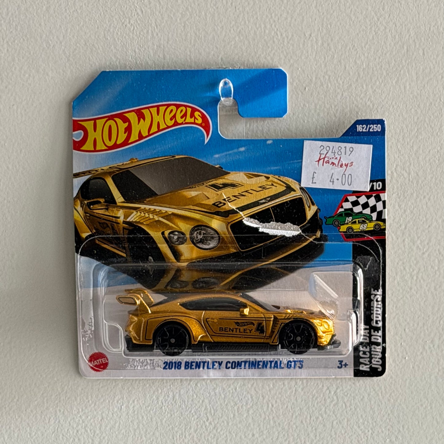 Hot Wheels 2018 Bentley Continental GT3