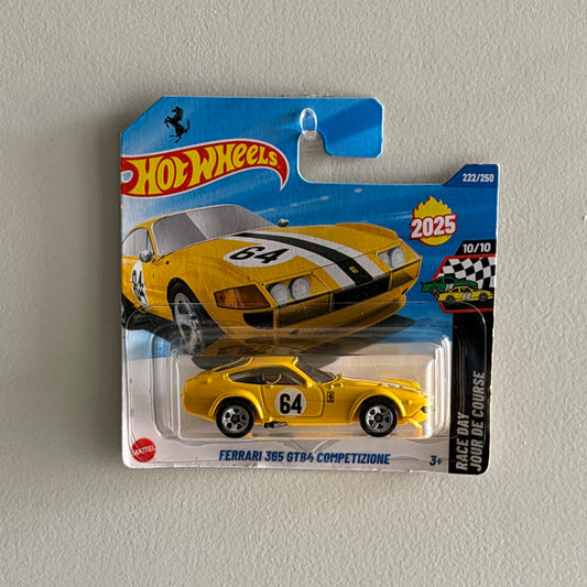 Hot Wheels Ferrari 365 GTB4 Competizione (Yellow)