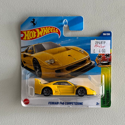 Hot Wheels Ferrari F40 Competizione