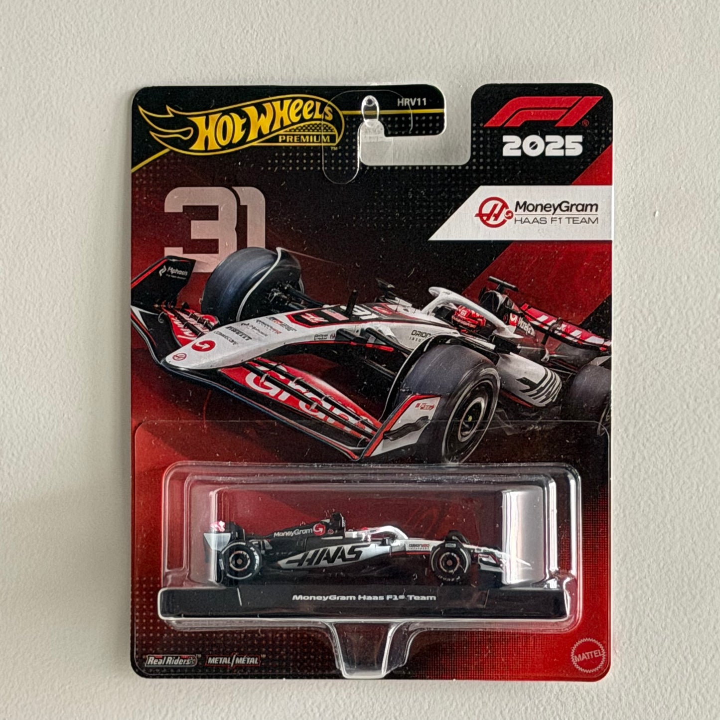Hot Wheels Premium MoneyGram Haas F1 Team