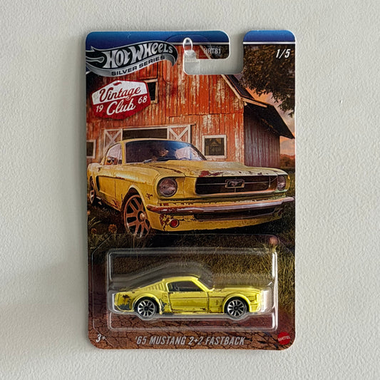 Hot Wheels Silver Series Vintage Club ’65 Mustang 2+2 Fastback
