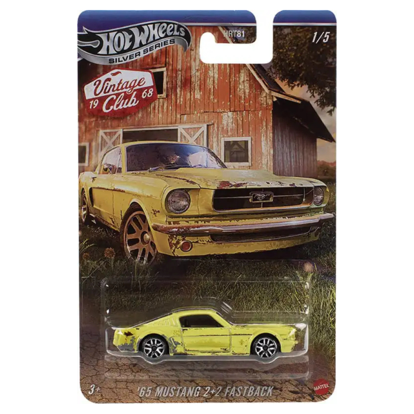 Hot Wheels Silver Series Vintage Club ’65 Mustang 2+2 Fastback